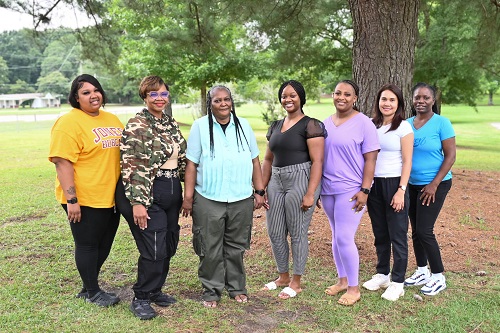 (Left to Right): Shikeria Buckley, Shirley Bridges, Ethel Boykin, Shondreka Estes, Lakitia Bryant, Cristy Smith, Katrina Wolverton, and Rose Clayton (Not Pictured).